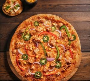 Mexican chicken pizza