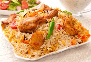 Signature Muradabadi Chicken Biryani ( 4 Pcs)- Half