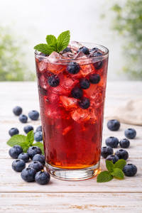 Blueberry Iced Tea