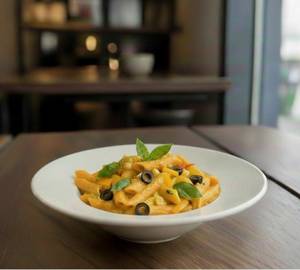 Fusion pink sauce pasta