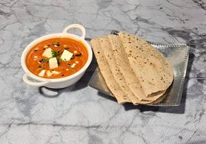 Paneer Butter Masala +3pc Rumali Roti