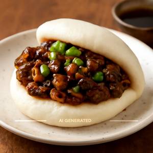Kung - Pao Mushroom Bao