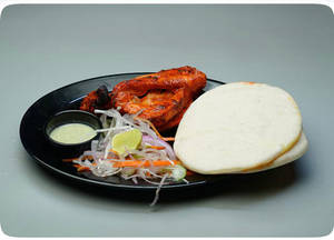 Quarter Chicken Tandoor With 1 Parotta