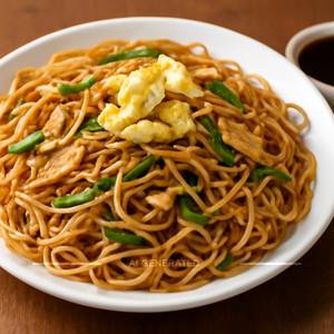 Egg Hakka Noodles 