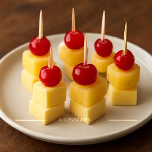 Cheese Cherry Pineapple
