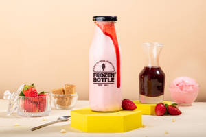 Fresh Strawberry Milkshake.