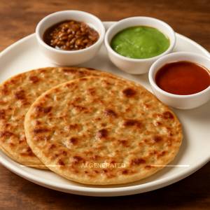 Aloo paratha no onion, no garlic ( 2 pieces)