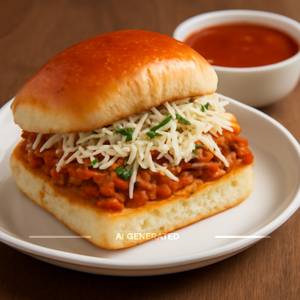 Cheese Masala Pav Sandwich