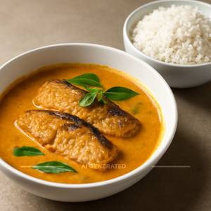 Thai Fish Curry (with Complimentary Steamed Rice) 