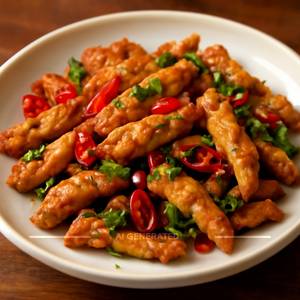 Chicken Thai Garlic Chilli Dry