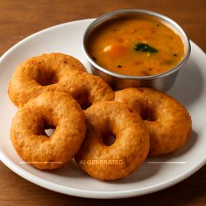 Medu Vada Sambar [4 Piece]                           