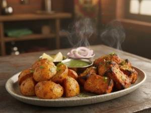 Tandoori Aloo+tandoori Chaap