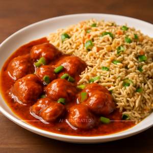 Chicken Manchurian Rice