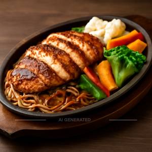 Exotic Veggies & Meat Sizzler