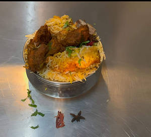 Chicken Mix Biryani{ Dum & Fry)