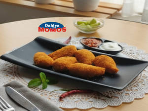 Cheese Corn Kurkure Momos (6 Pieces)