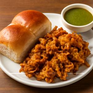 Bhaji Pav,Onion Bhaji Plate