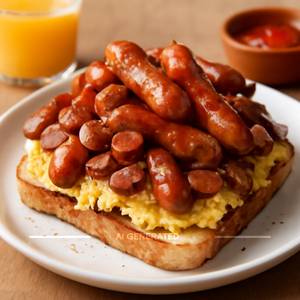 Sausage Overloaded Egg Dackers