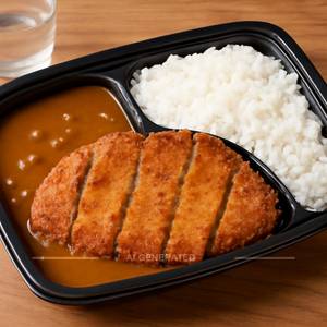 Pork katsu curry bento