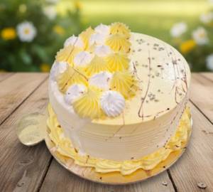 Pineapple Designer Eggless Cake [Half Kg]