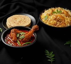 Lal / Dehati Murg & Dum Murg Biryani Combo