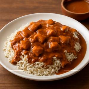 Chicken Chopper Rice (With Gravy)