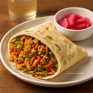 Spl Veg Mix Shawarma In Roomali