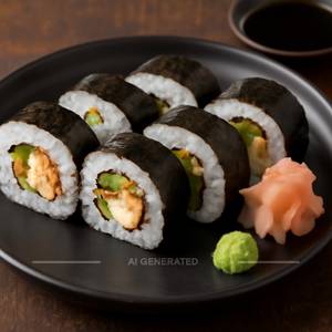 Asparagus Tempura Sushi