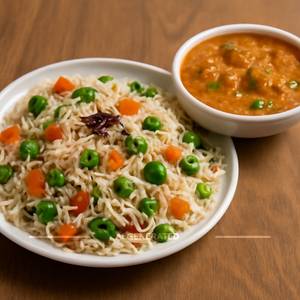 Veg Pulao with Korma
