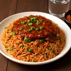 Vegetable Triple Schezwan Rice