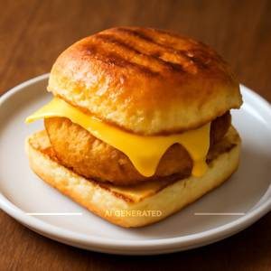 Grilled + Butter + Slice Cheese Vada Pav