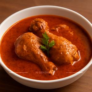 Ambarsariya Murgh In Red Thik Curry