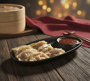 Prawns Steamed Momos [6 pieces]