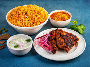 Grill Chicken With Biryani Rice Combo