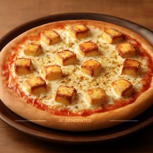 Paneer Mozzarella Cheese Pizza
