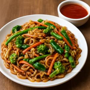 Veg Malaysian Flat Noodles + Sauce