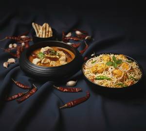 Junglee Murg Soup & Dum Murg Biryani Combo