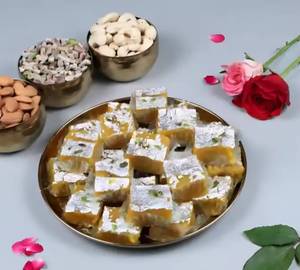 Desi Ghee Moong Dal Burfi