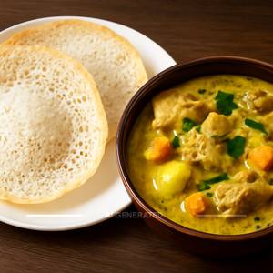 Combo Chicken Stew + 3 Appam