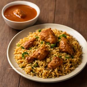 Chicken Sherpa Rice (served With Thick Gravy)