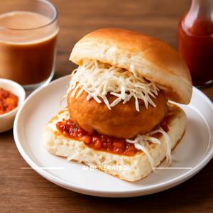 Cheese Schezwan Vada Pav