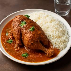 Murg Musallam with Rice