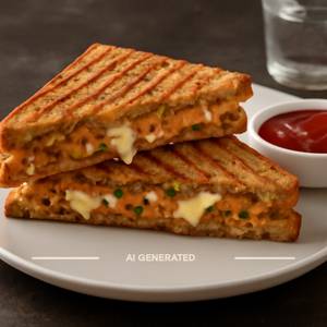 Masala Cheese Grilled Sandwich