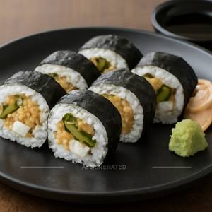 Asparagus Tempura Sushi