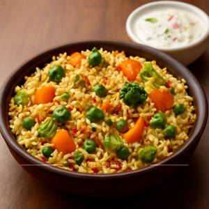 Veg Supreme Special Biryani With Raita