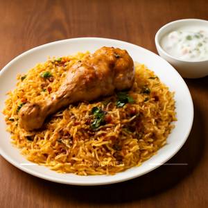 Chicken Biryani (With Raita)