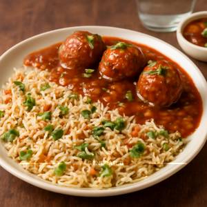 Triple Manchurian Rice