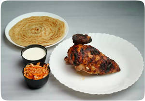 Quarter Chicken Shawaya With 1 Parotta