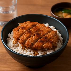 Katsu don bento chicken