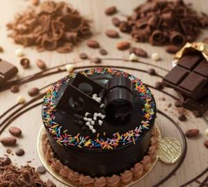 Eggless dark chocolate truffle cake 500 gram